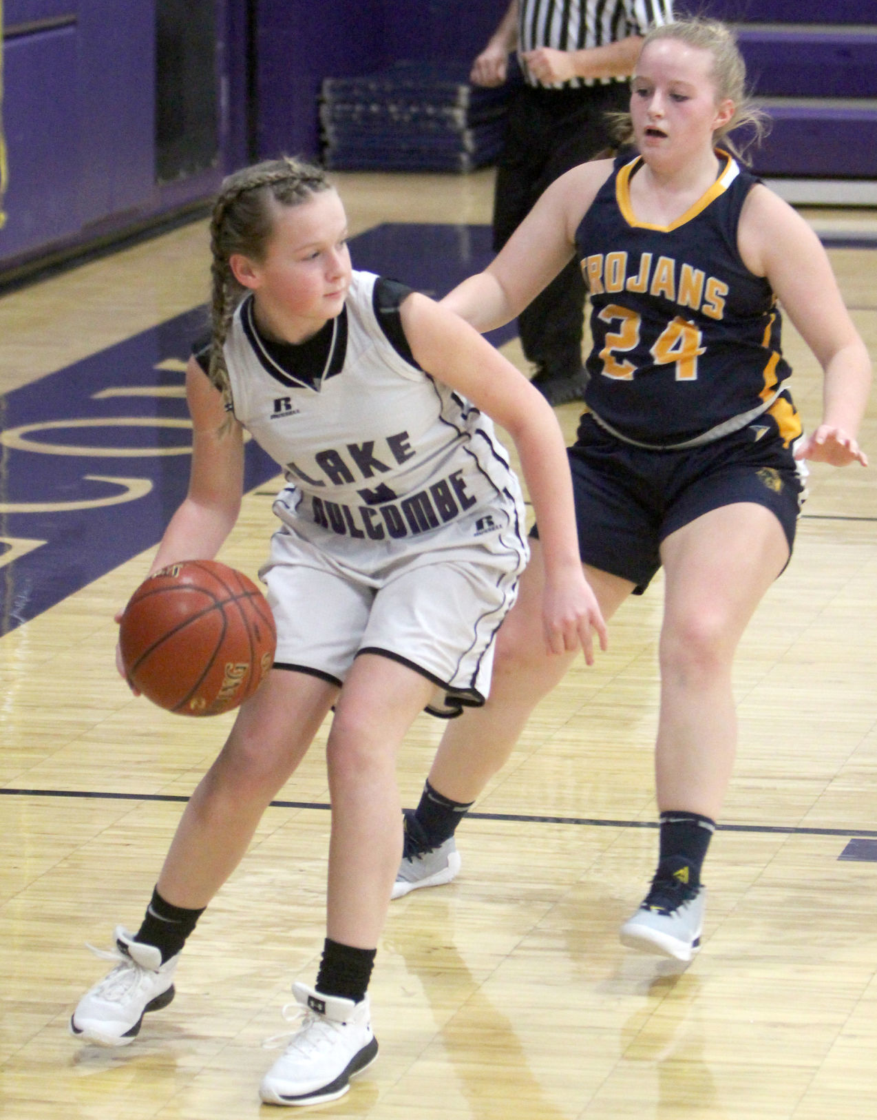 New Auburn at Lake Holcombe girls basketball 12-13-19